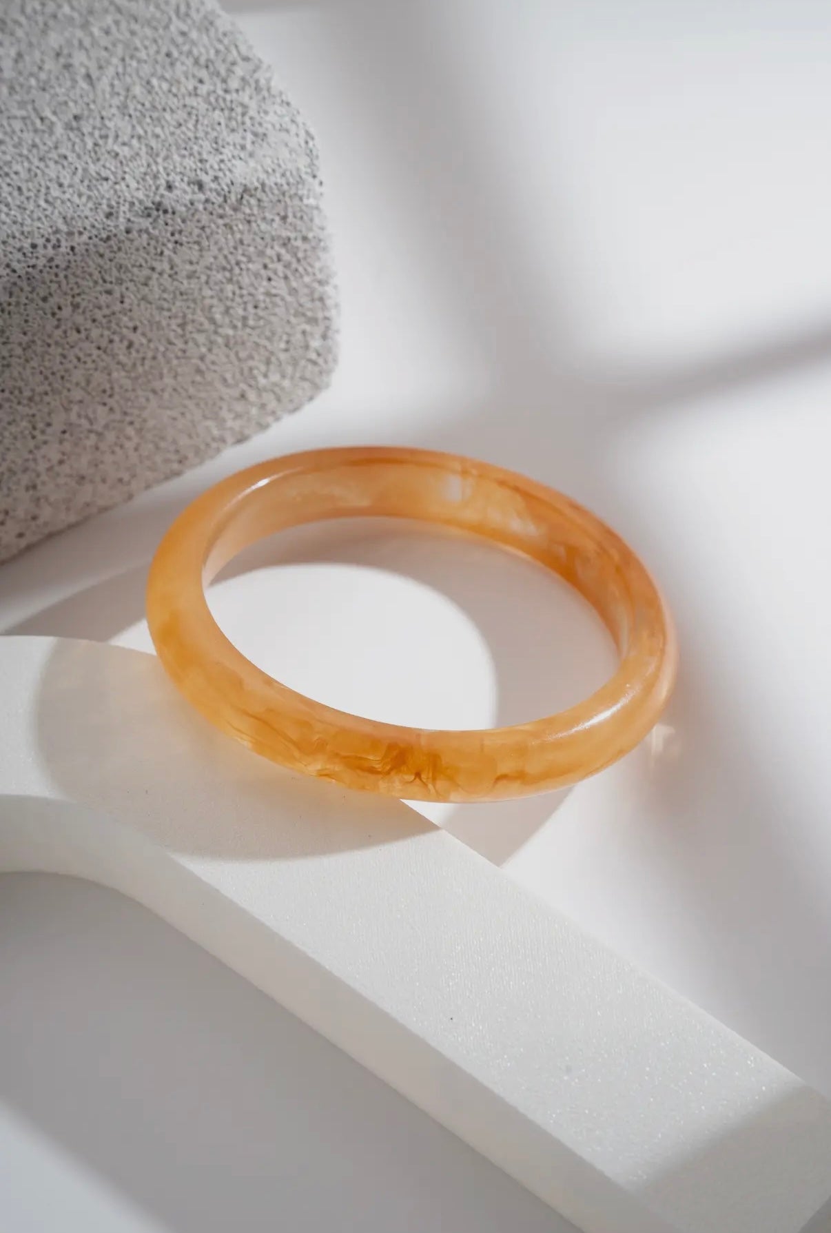 Resin Bangle in Ocre