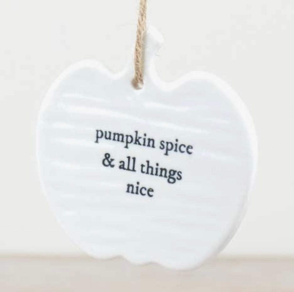 "Pumpkin Spice And All things Nice" Hanging Decoration