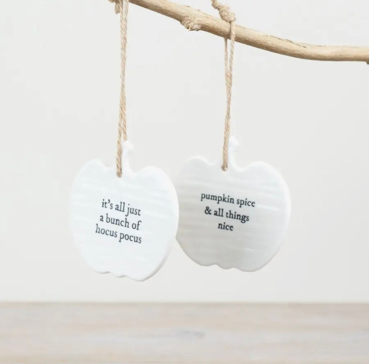 "Pumpkin Spice And All things Nice" Hanging Decoration