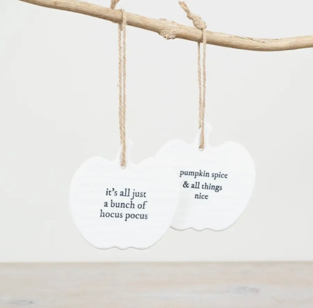 "Pumpkin Spice And All things Nice" Hanging Decoration