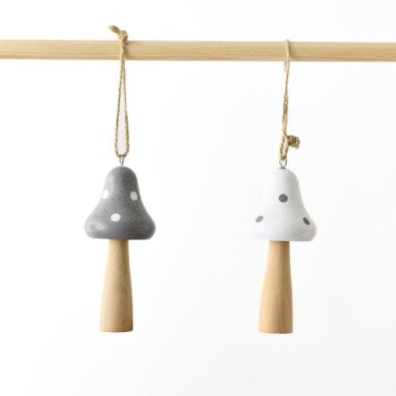 Polkadot Mushroom Hanging Decorations Assorted