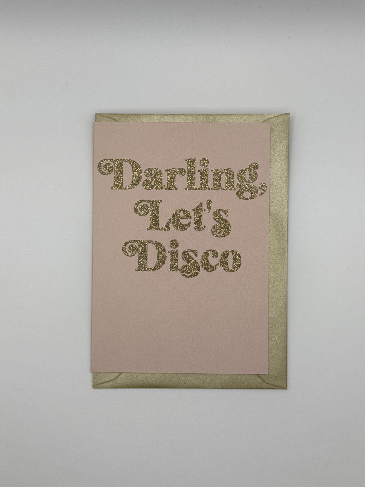 Darling Lets Disco Card - Oh Squirrel