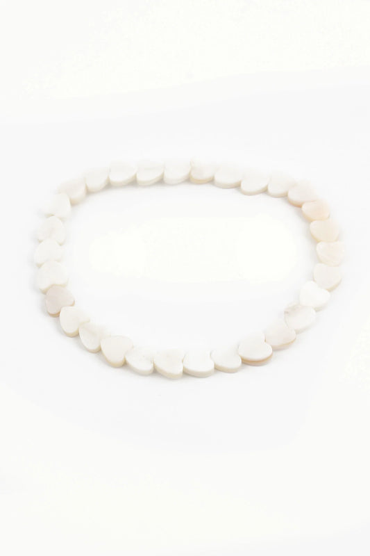 Mother of Pearl Heart Bracelet - My Doris
