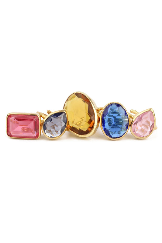 Large Gem Rings in 18ct Gold Plated - My Doris