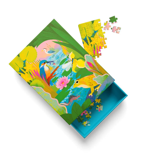 Pond Life Matchbox Mini Jigsaw Puzzle - Ohh Deer