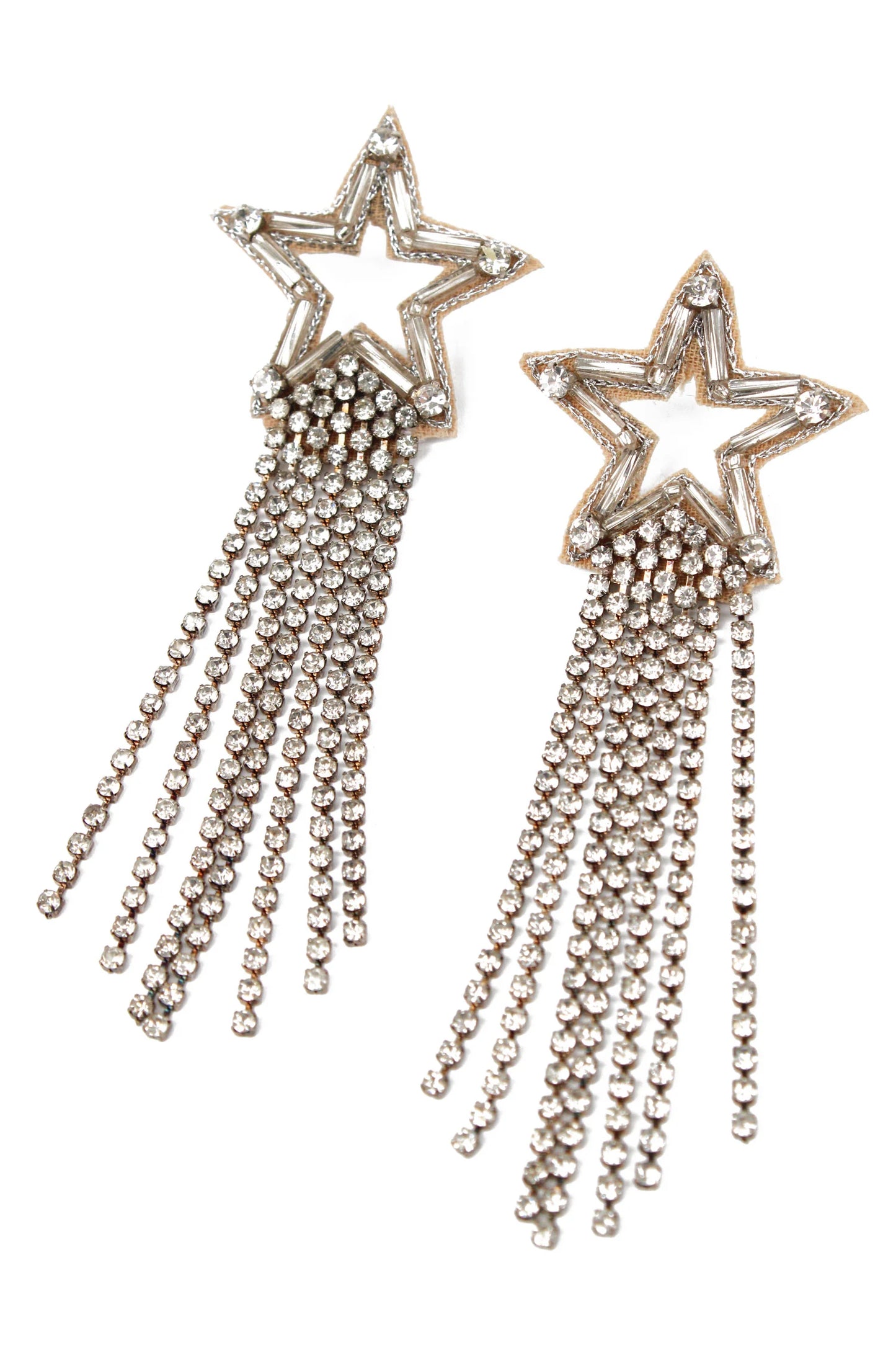 Shooting Star Earrings in Silver - My Doris
