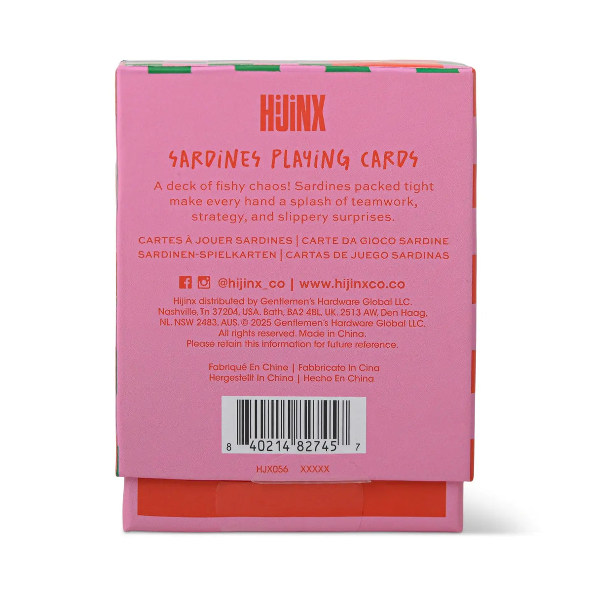 Sardine Design Playing Cards - Hijinx