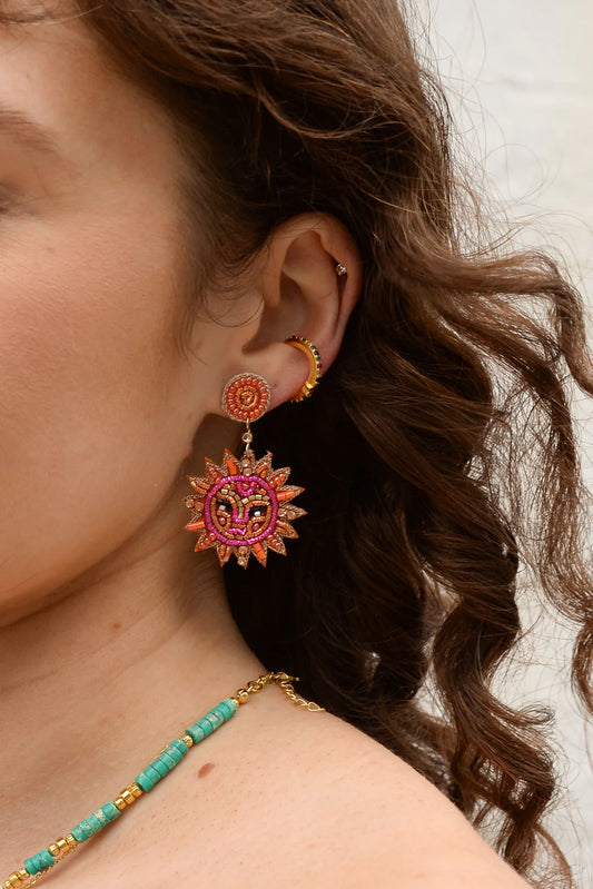 Assorted Rainbow Ear Cuffs in 18ct Gold Plate - My Doris