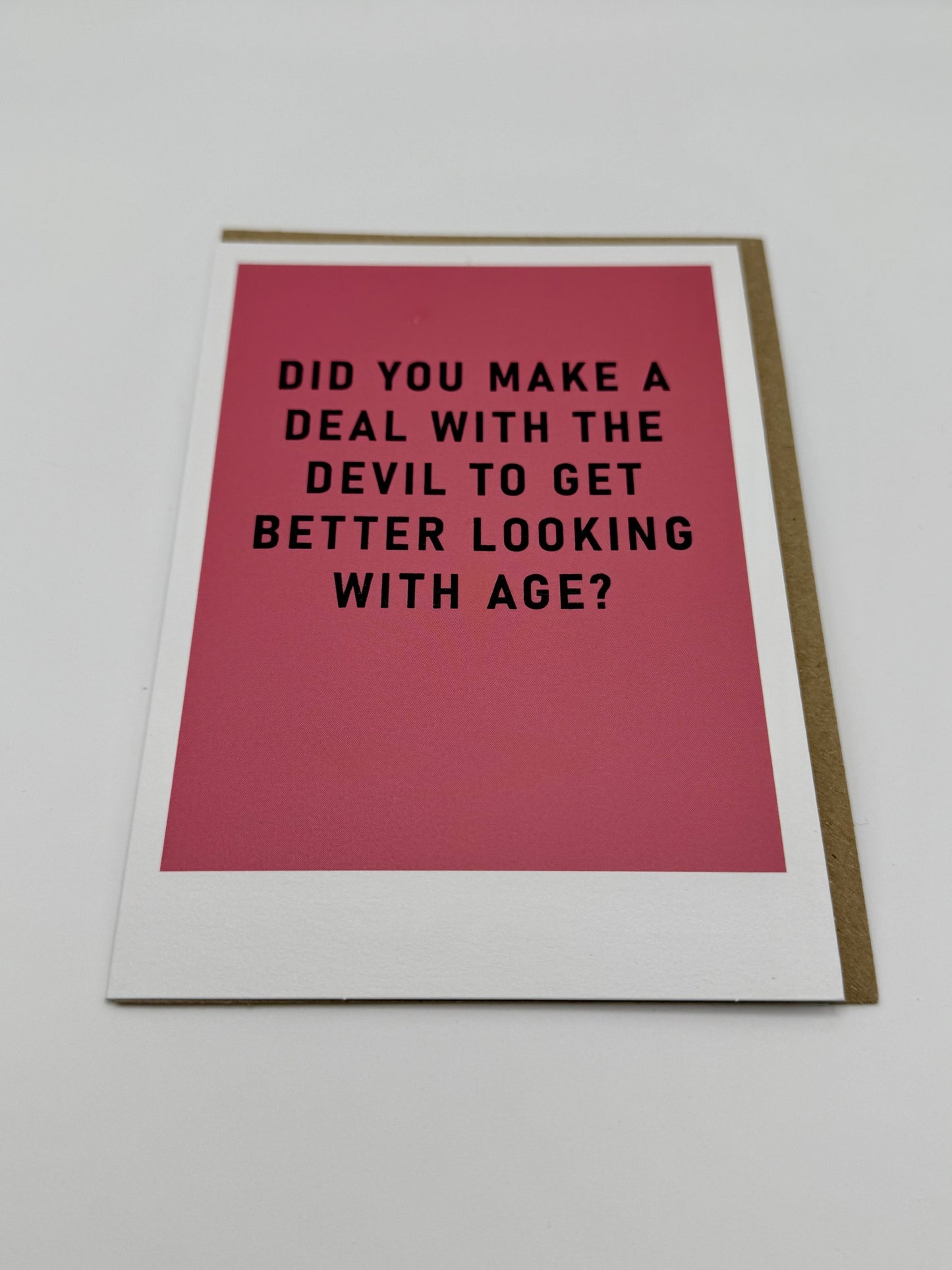 Did You Make A Deal With....Card - Ohh Dear