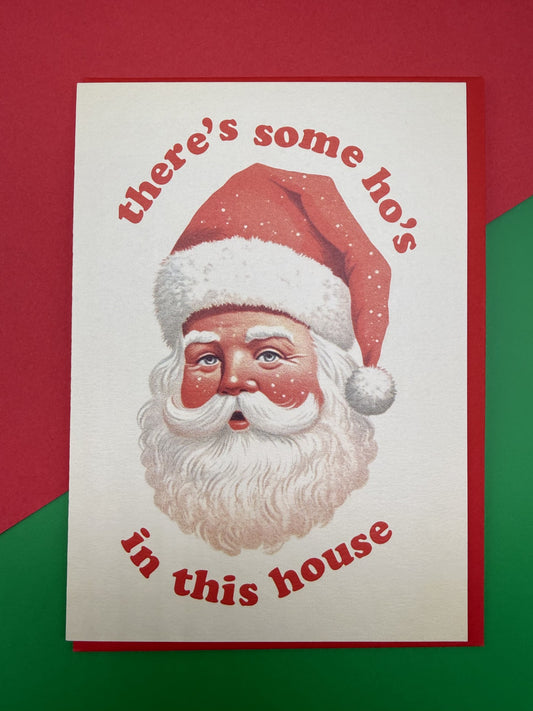 There's Some Ho's Christmas Card - Ohh Dear