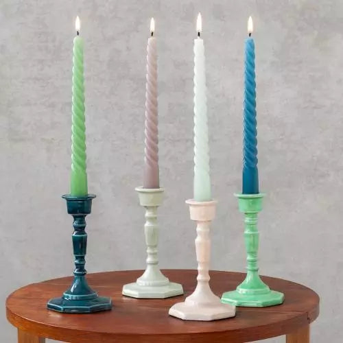 Enamel Candlesticks in Assorted Colours- Rex London