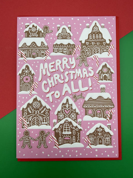 Gingerbread House Christmas Card by Hello! Lucky - Ohh Dear