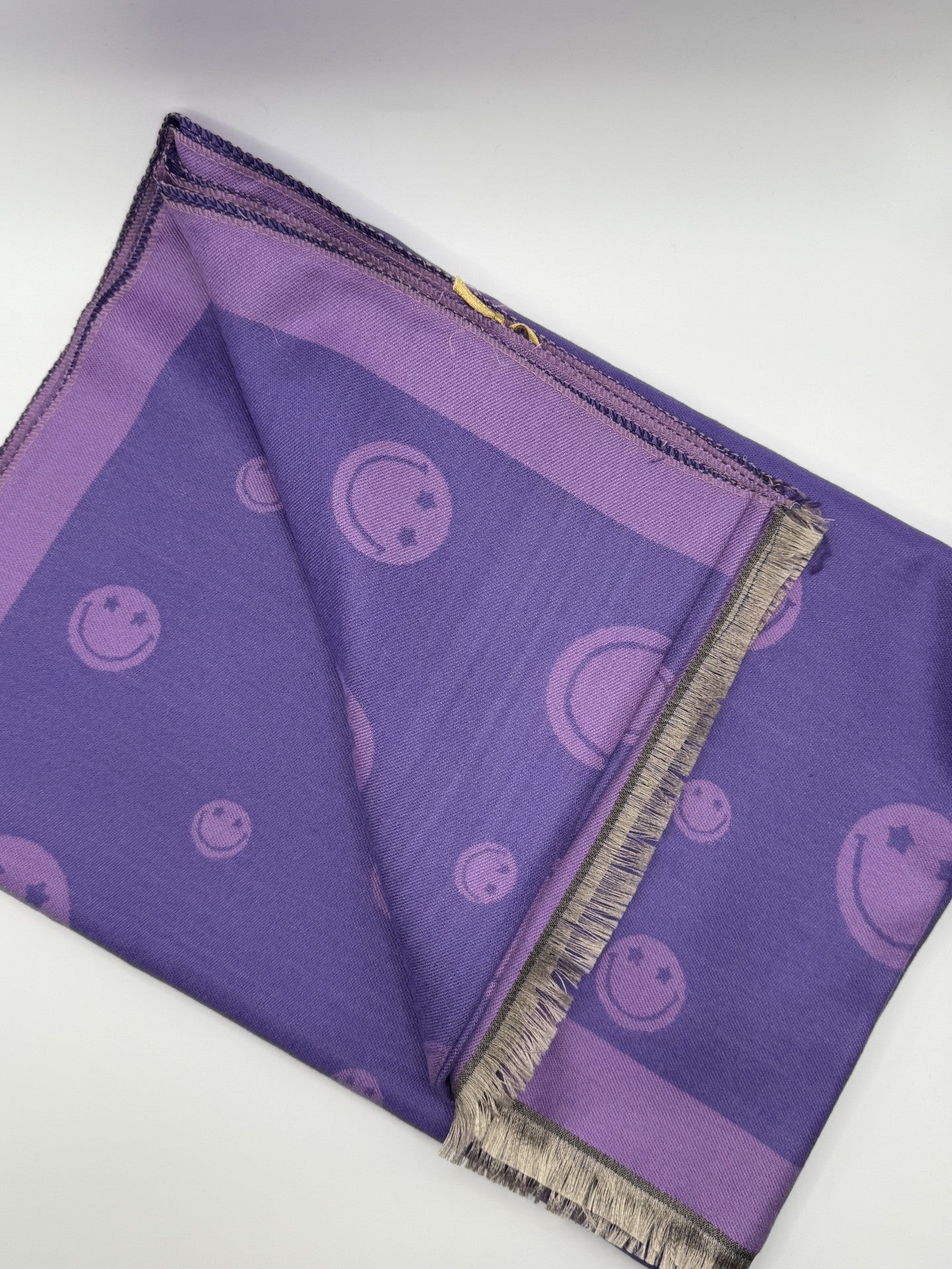 Purple Smiley Scarf/Pashmina