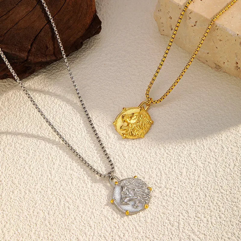 Lion Pendant Necklace - NOSTRUM