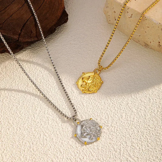 Lion Pendant Necklace - NOSTRUM