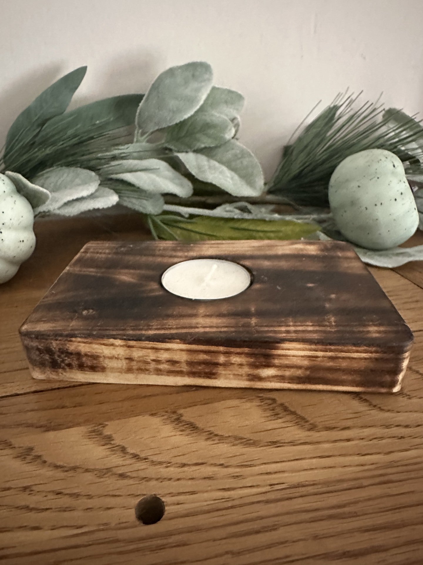 Rustic Wooden Tealight Holders - Reclaimed & Rustic Woodcraft