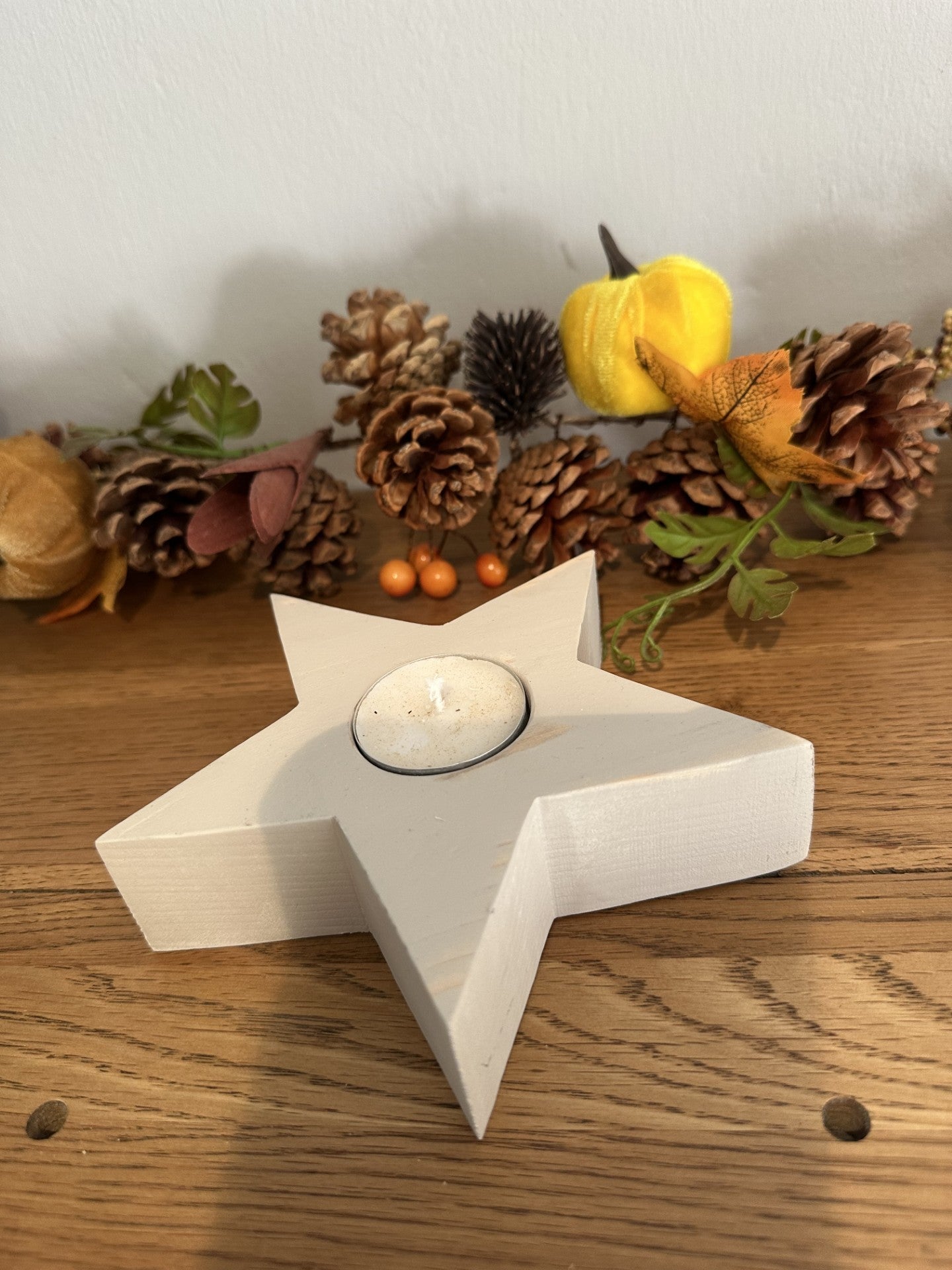 Star Tealight Holder  - Reclaimed & Rustic Woodcraft