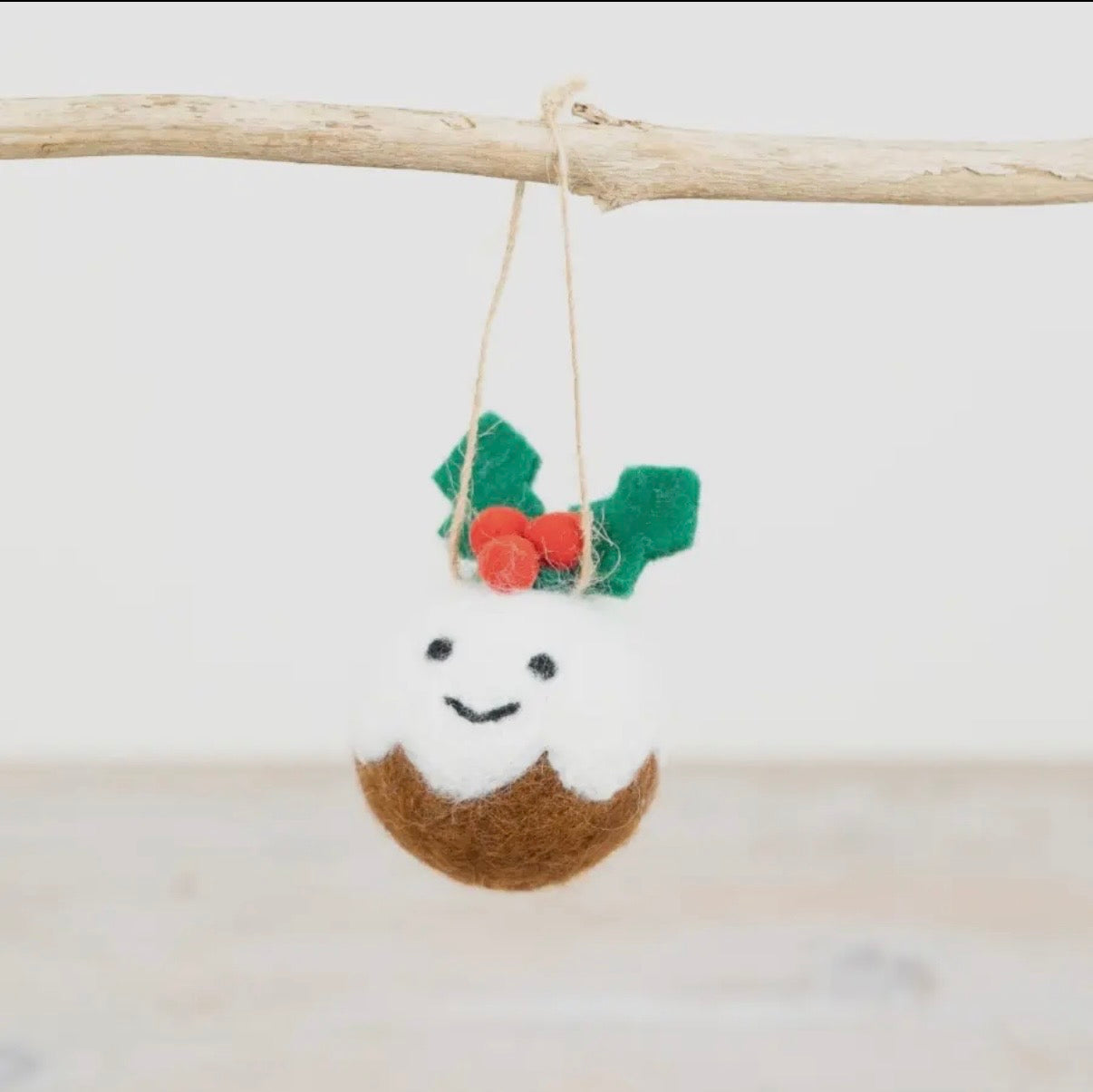 Hanging Felt Christmas Pudding