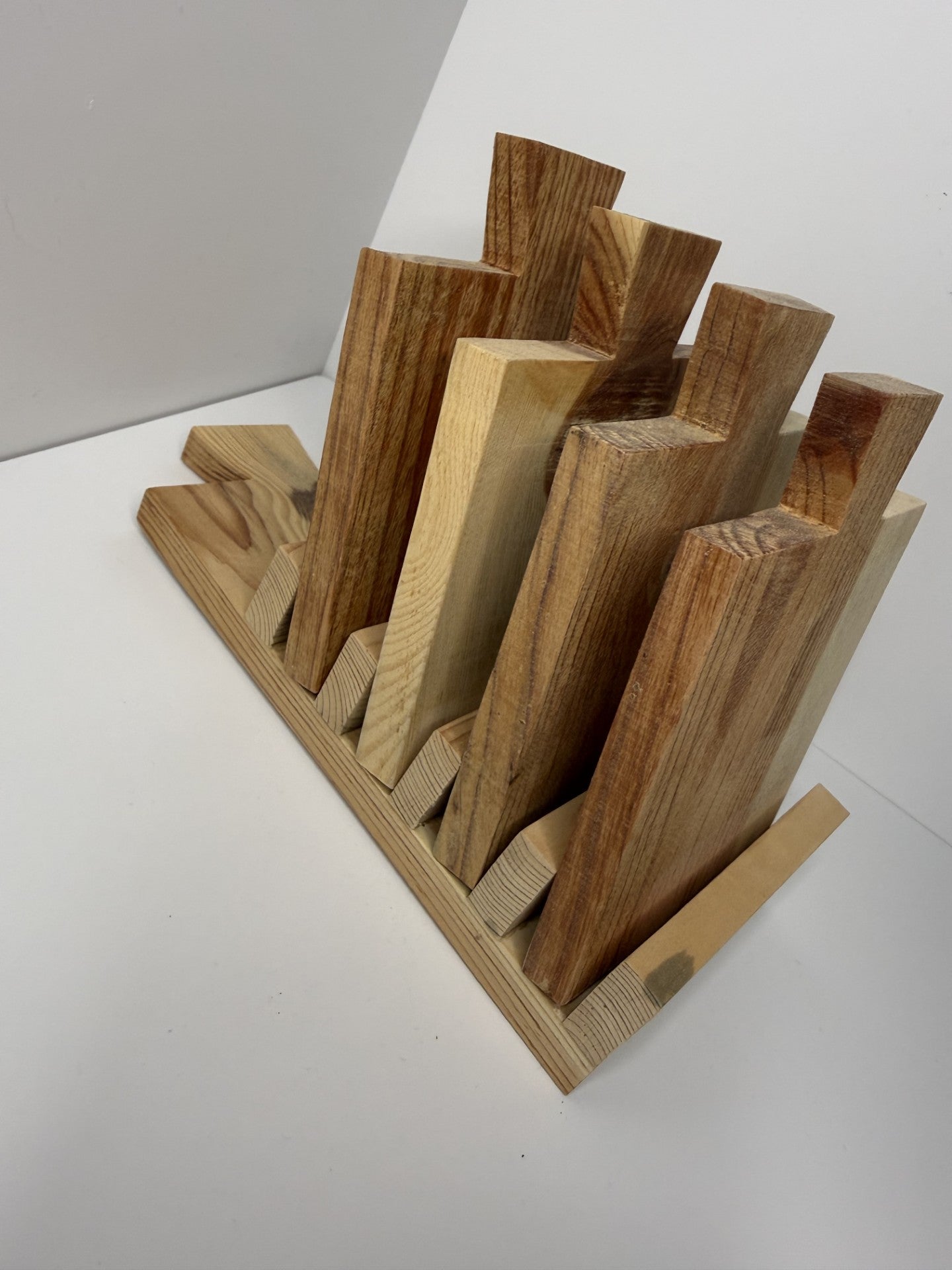 Rustic Coasters in Holder - Reclaimed & Rustic Woodcraft